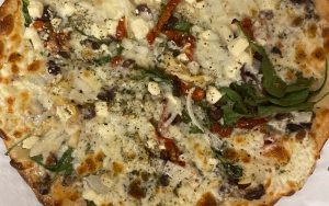 Vegan Chicken Mediterranean Pizza