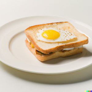 Breakfast Sandwich with One Egg
