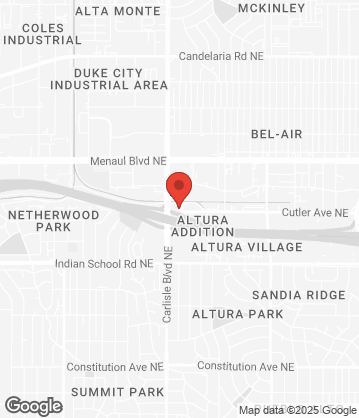 Map of 3600 Cutler Ave NE Albuquerque, NM  87110